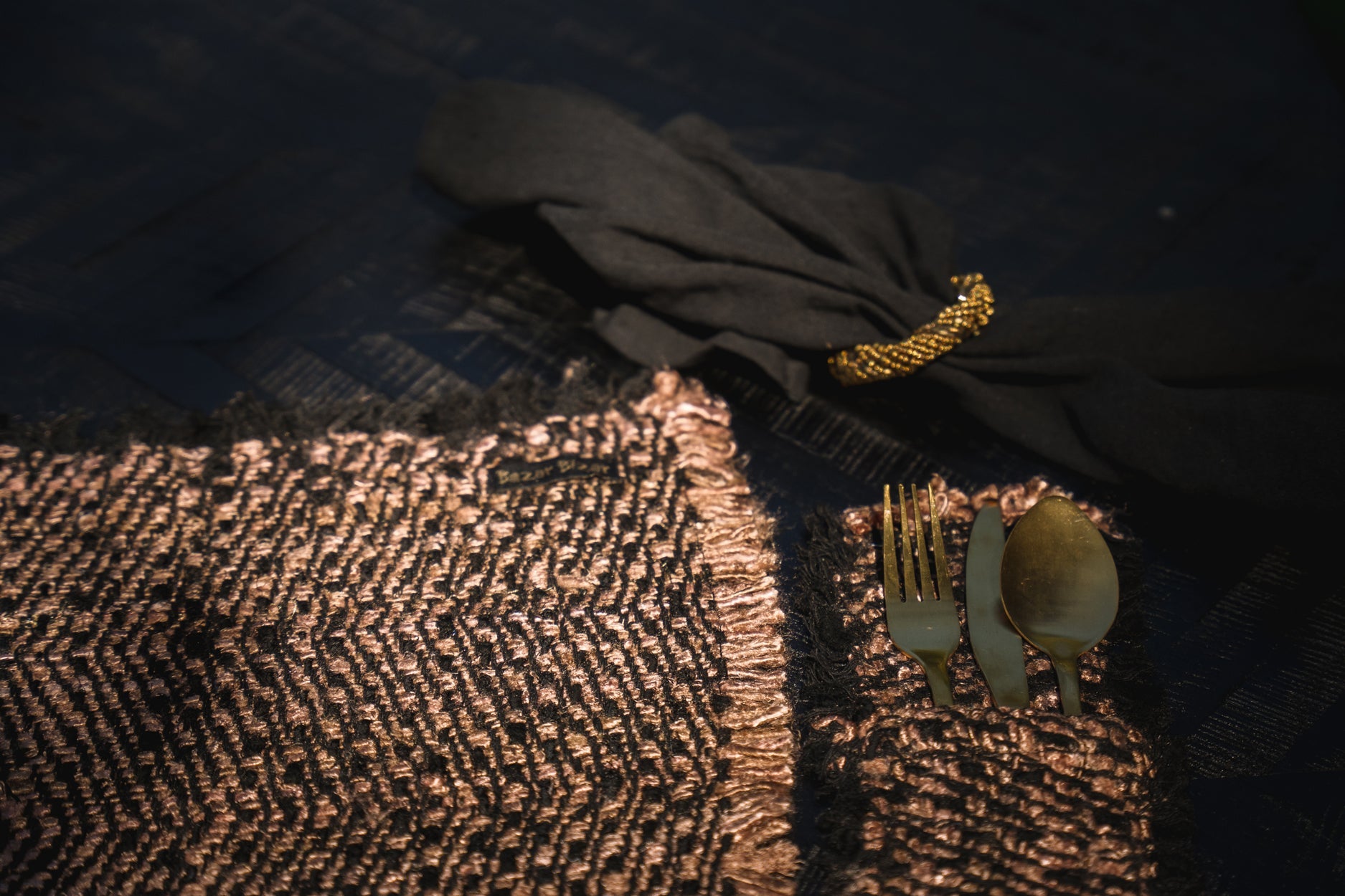 BB - Servietring kralen - Goud - Set van 4