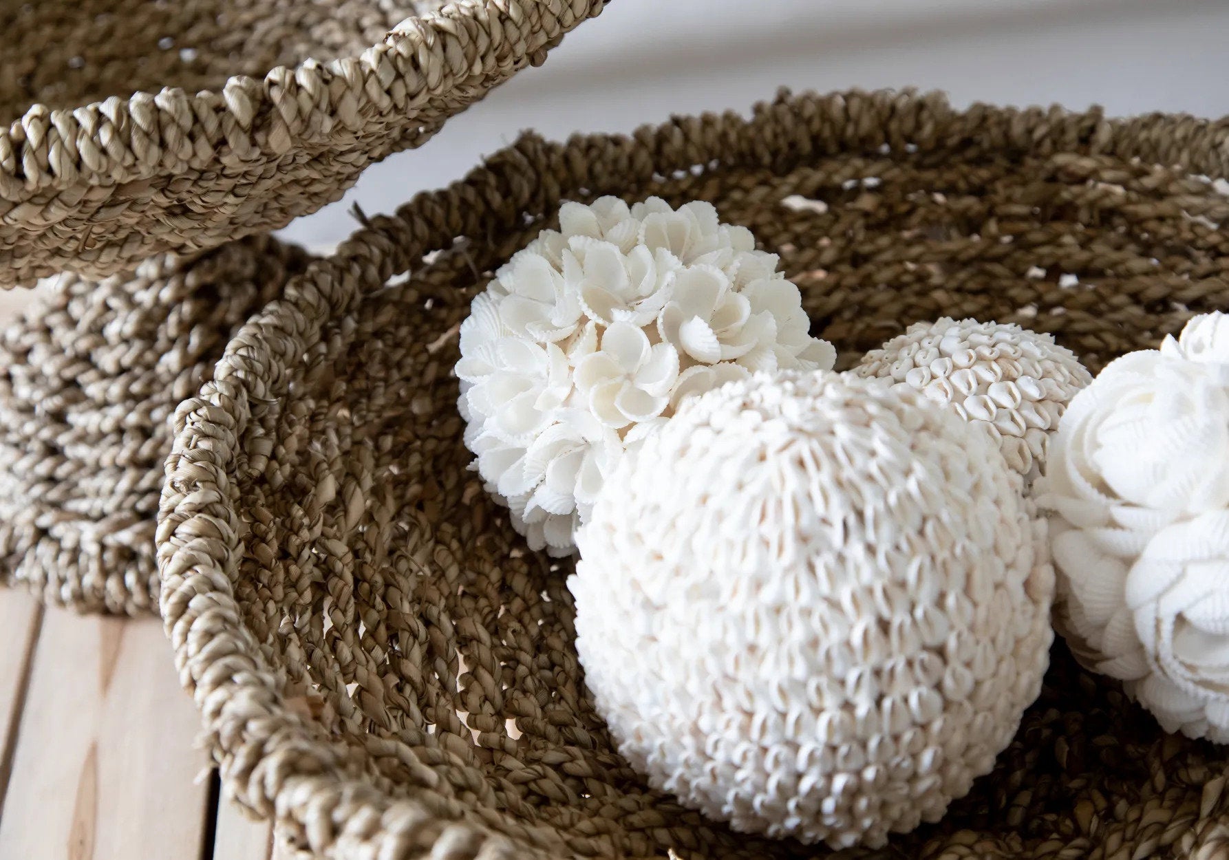 BB - Decoratie Bubble Shell Ball - Wit - L