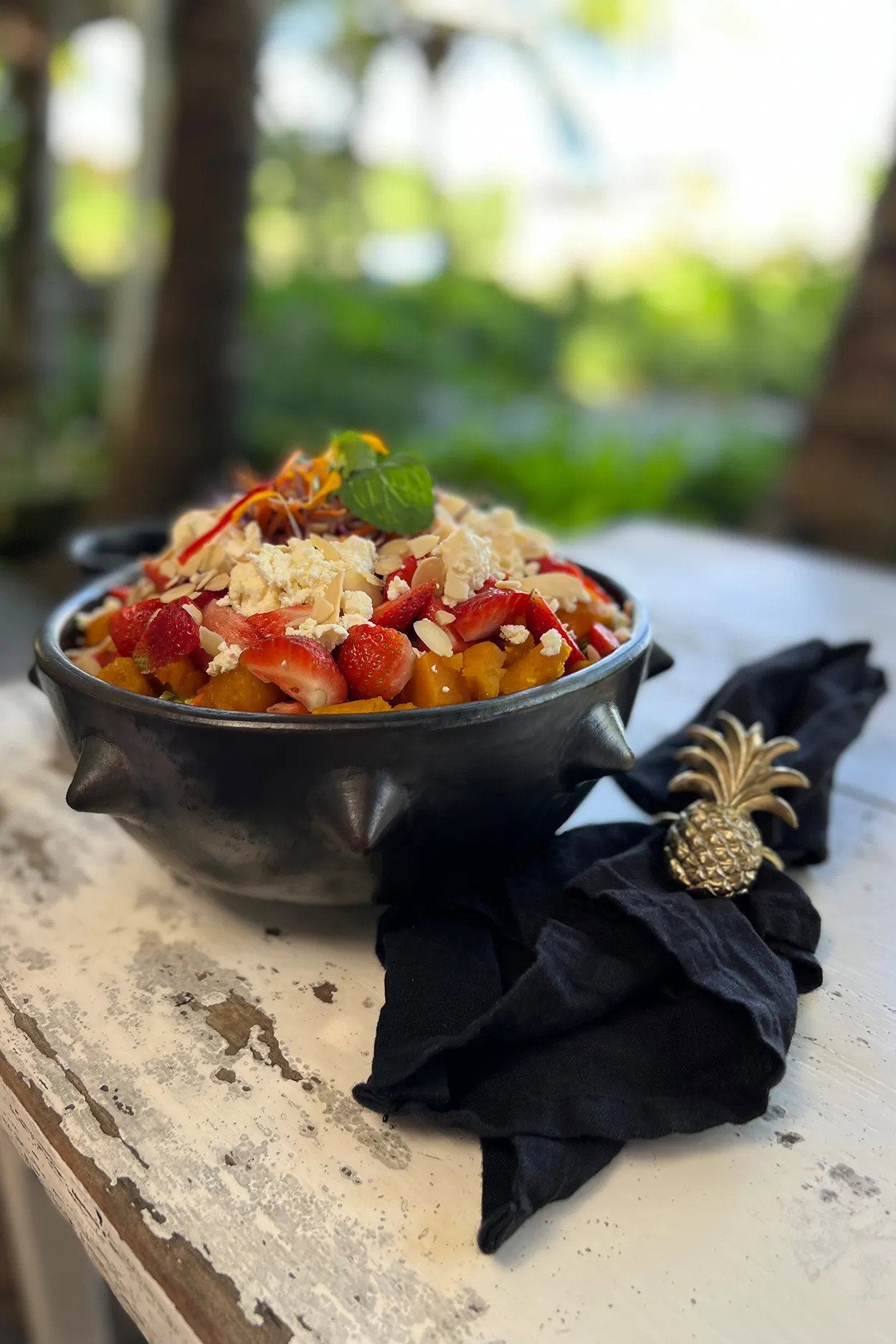 BB - Servietring ananas - goud