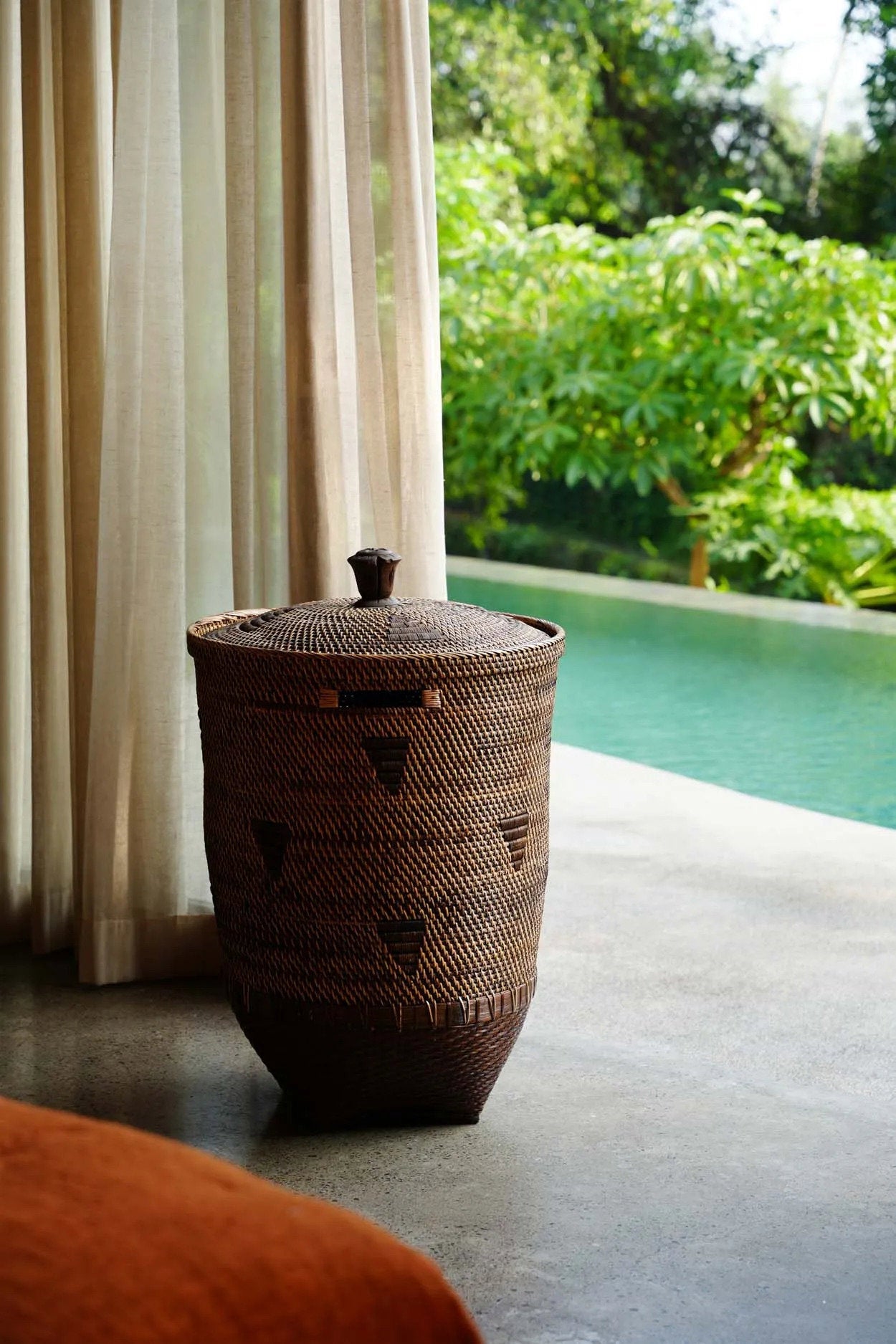 BB - Wasmand koloniale  - Natuurlook bruin - XL