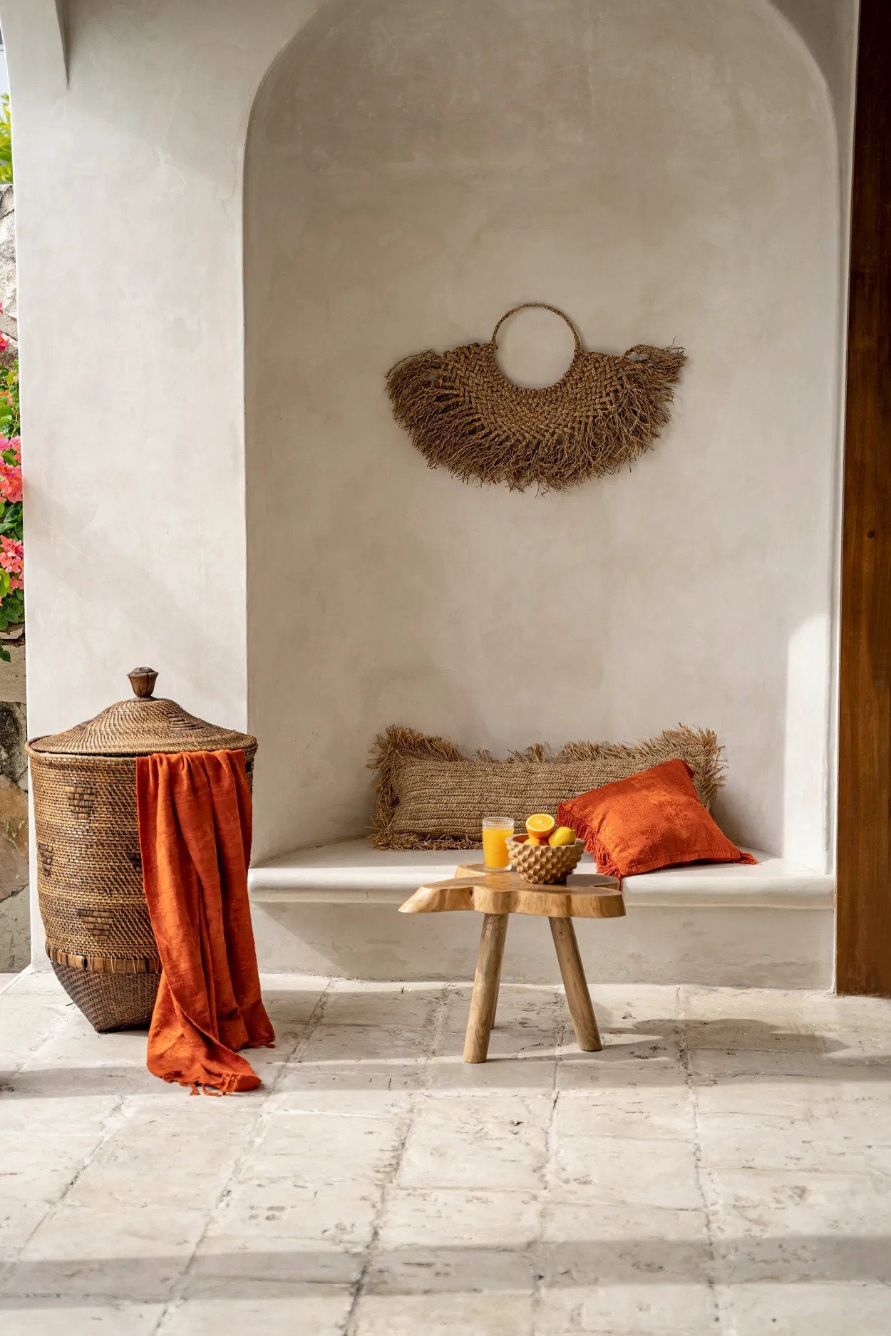 BB - Wasmand koloniale  - Natuurlook bruin - XL