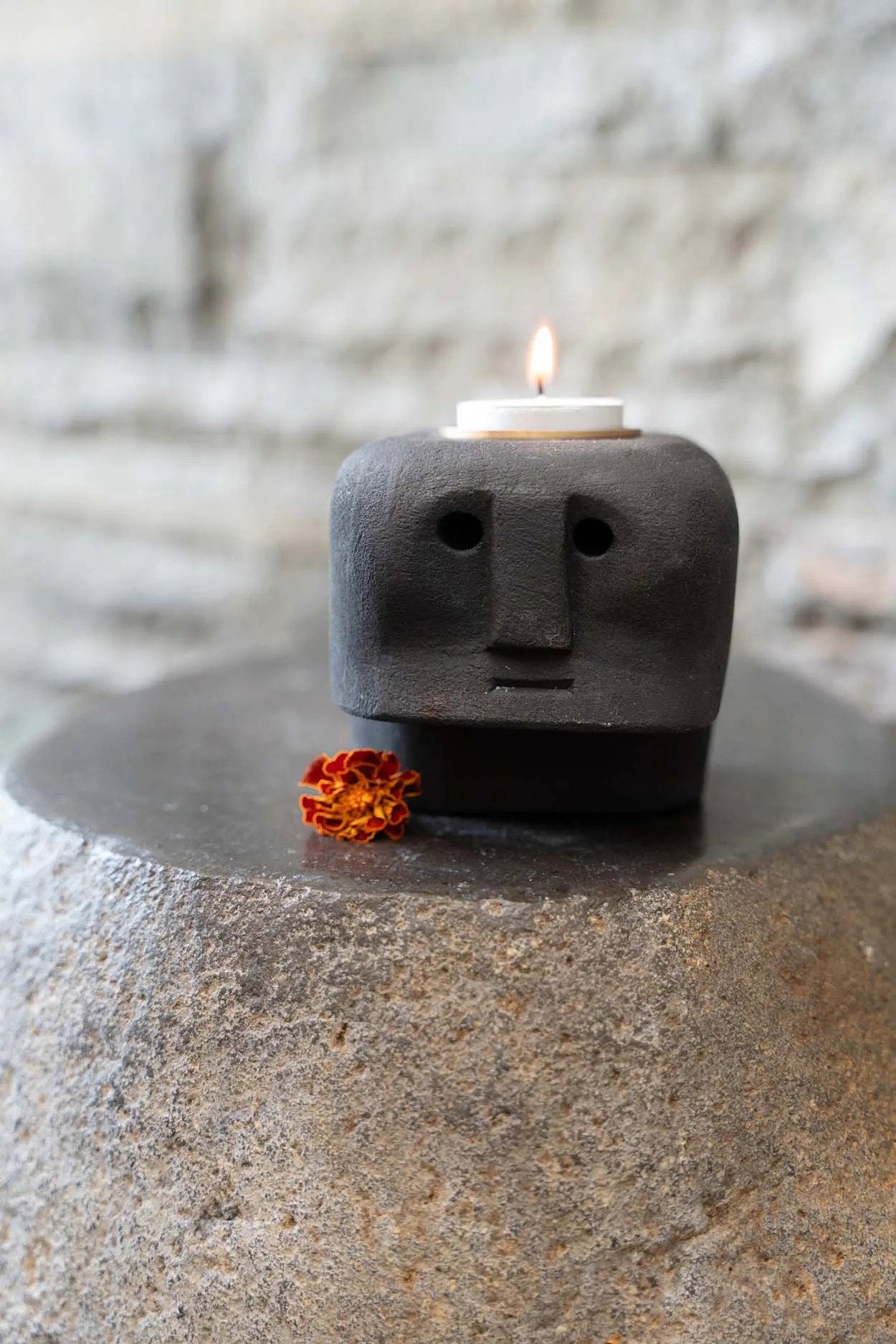 BB - Kaarsenhouder Sumba Stone #27