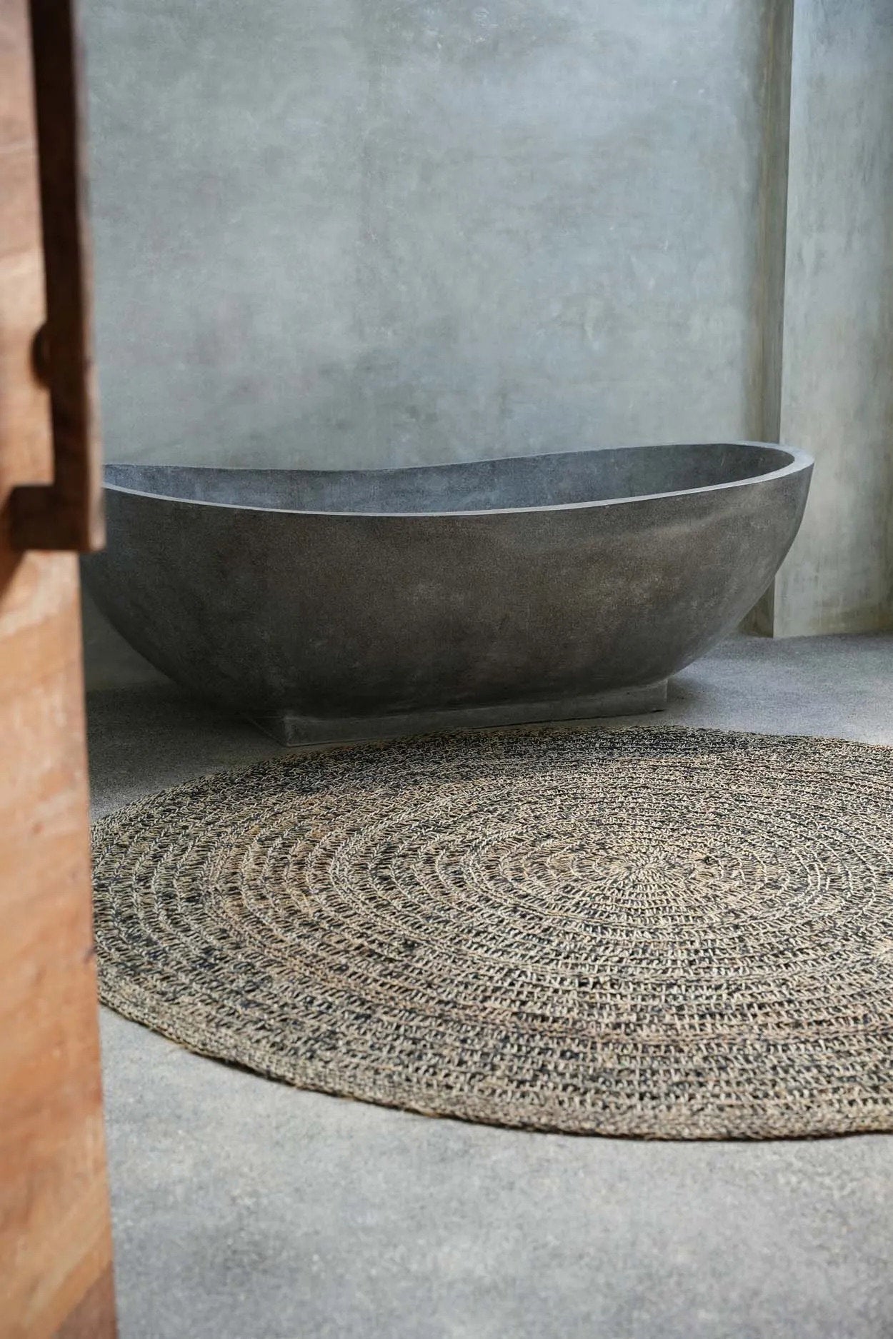 BB - Tapijt Het zeegras - Natuurlook zwart - 200