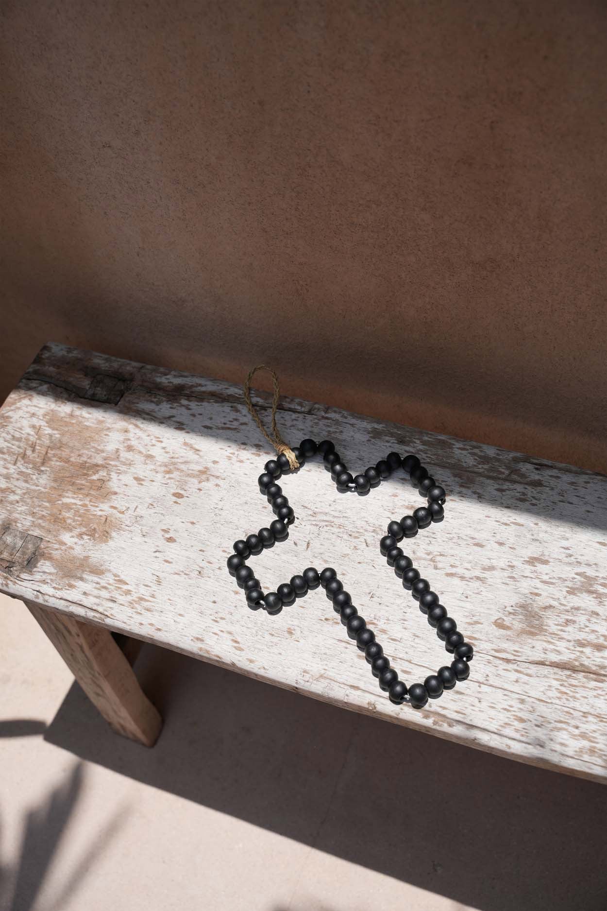 BB - Sleutelhanger Kruis - Zwart