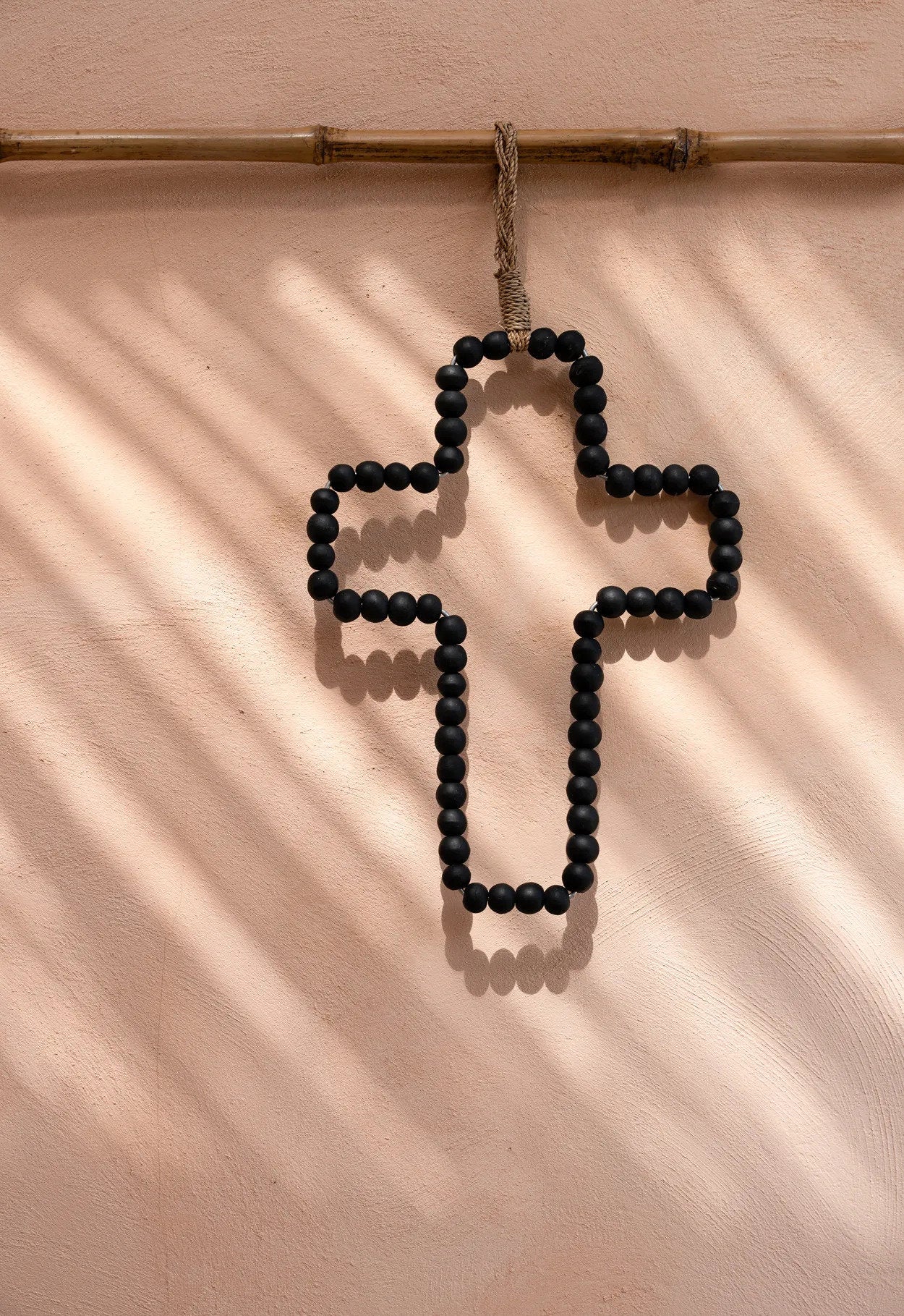 BB - Sleutelhanger Kruis - Zwart