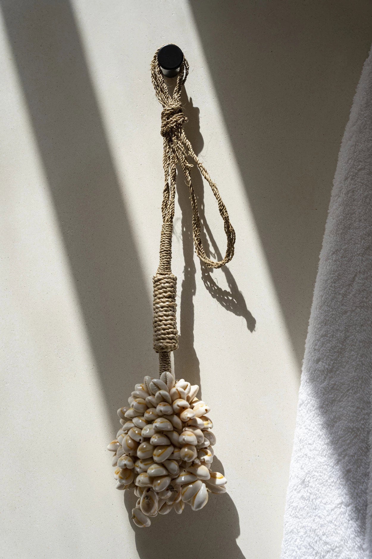 BB - Decoratieve roze schelpkwast