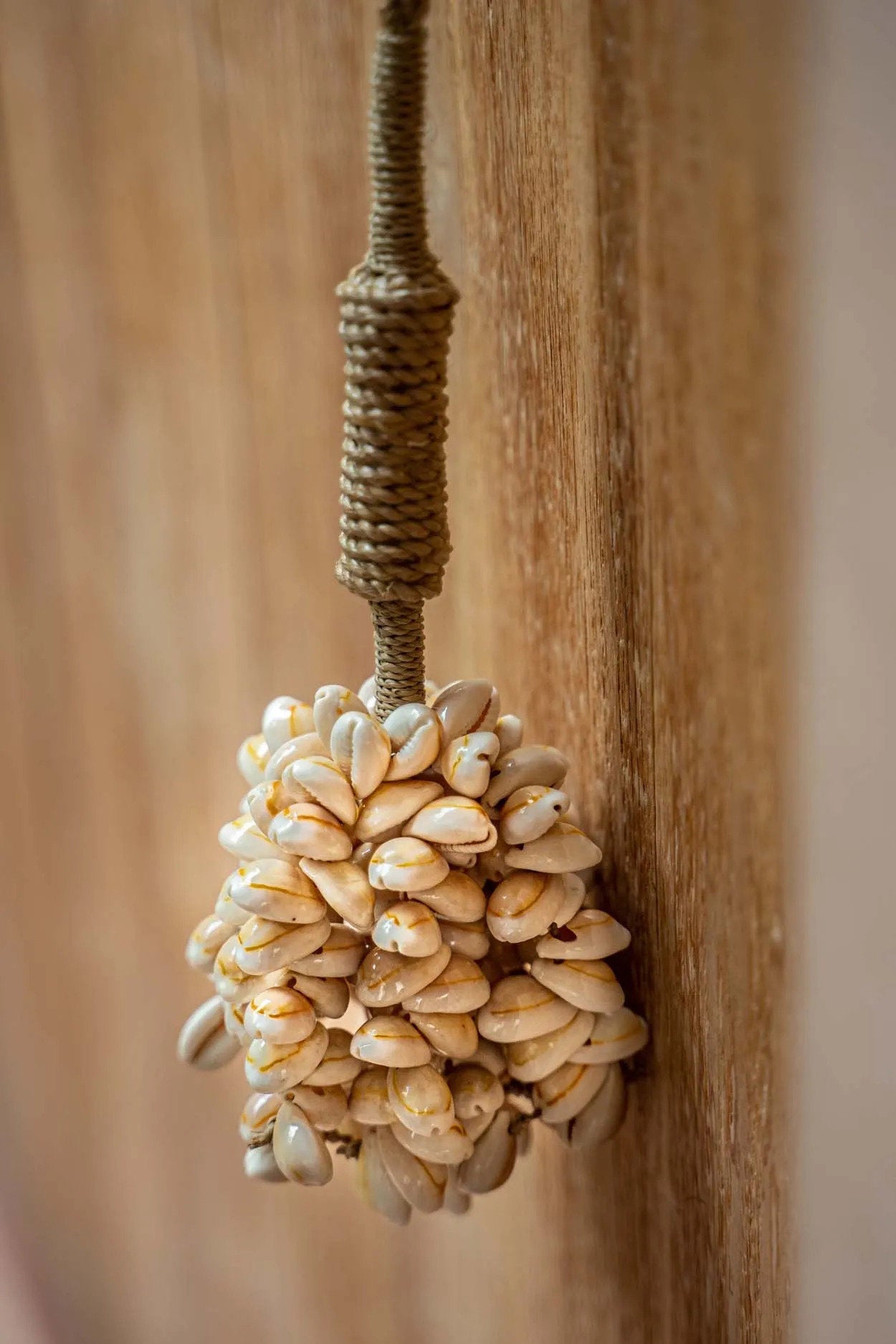 BB - Decoratieve roze schelpkwast