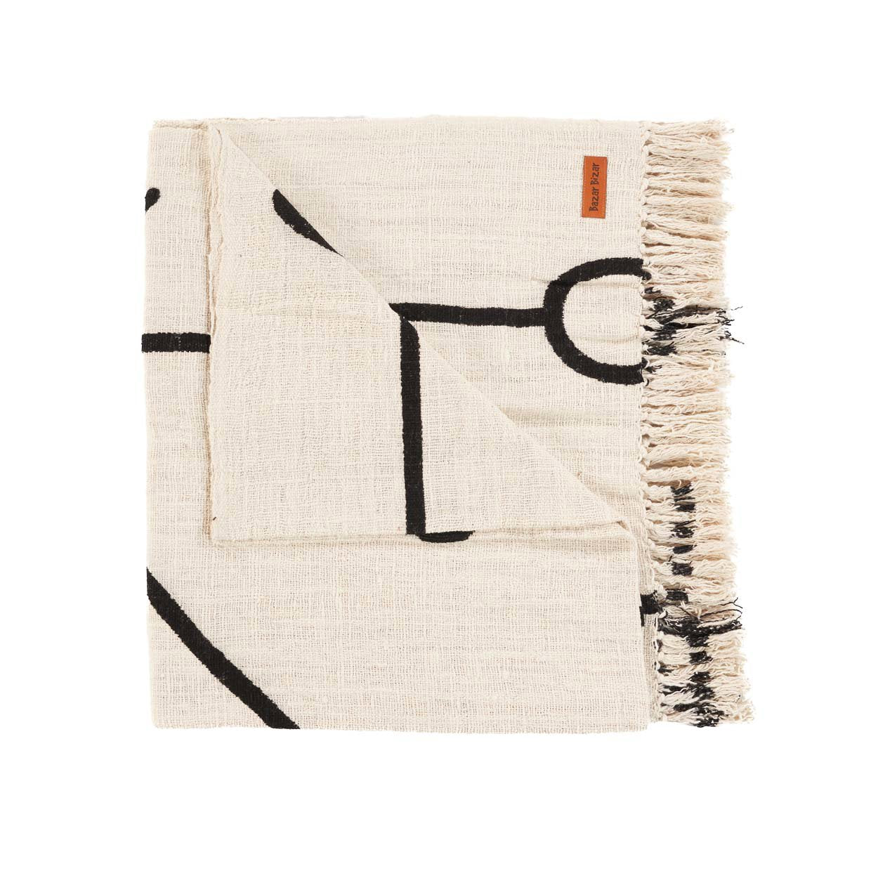 BB - Bedsprei Evil Eye - Natuurlook Zwart