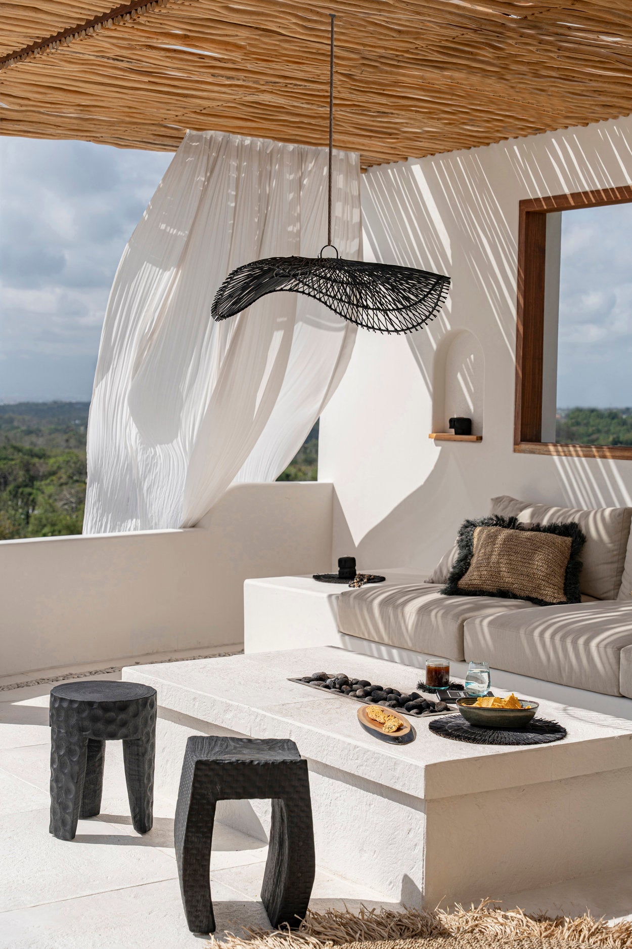 BB - Hanglamp Chapeau-hanger - Zwart - L