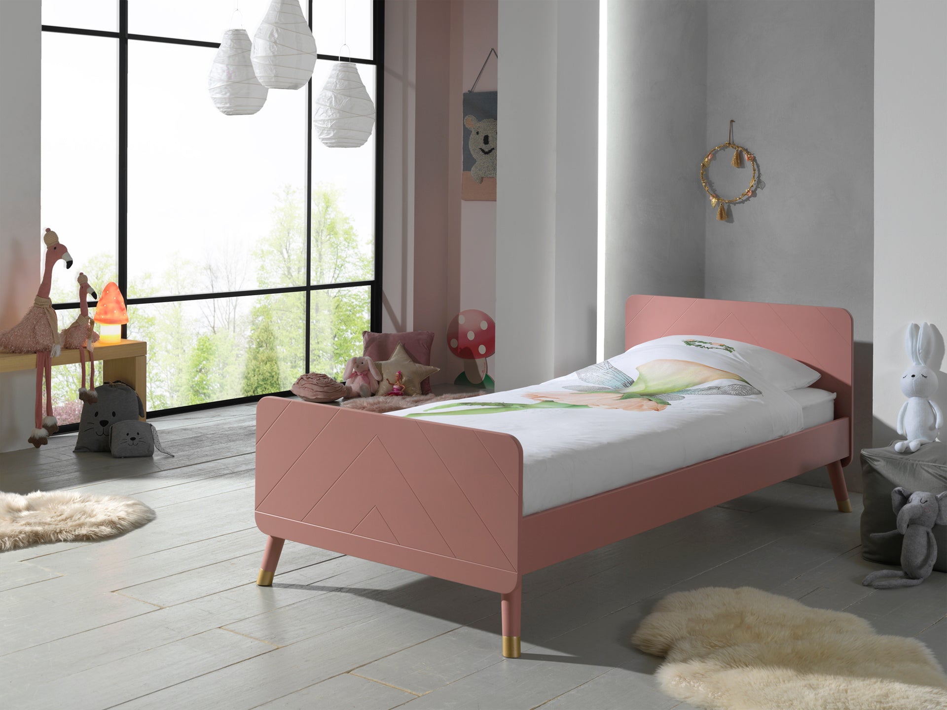 BILLY BED TERRA ROZE 90x200 cm *