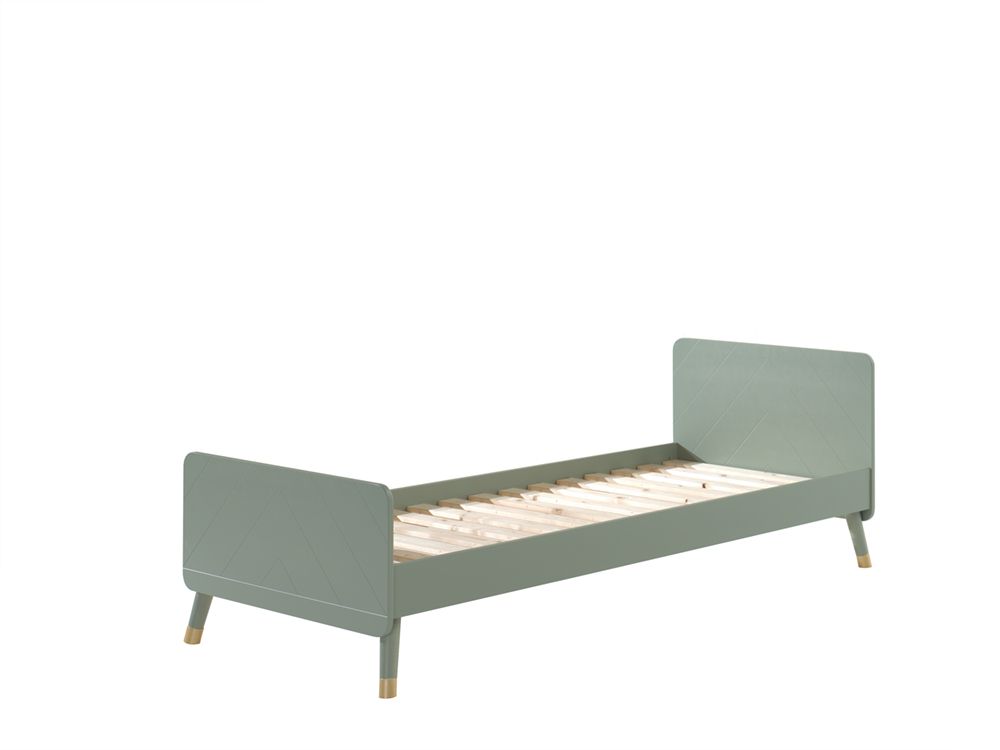 Vipack - Bed BILLY - Olijfgroen - 90x200 cm