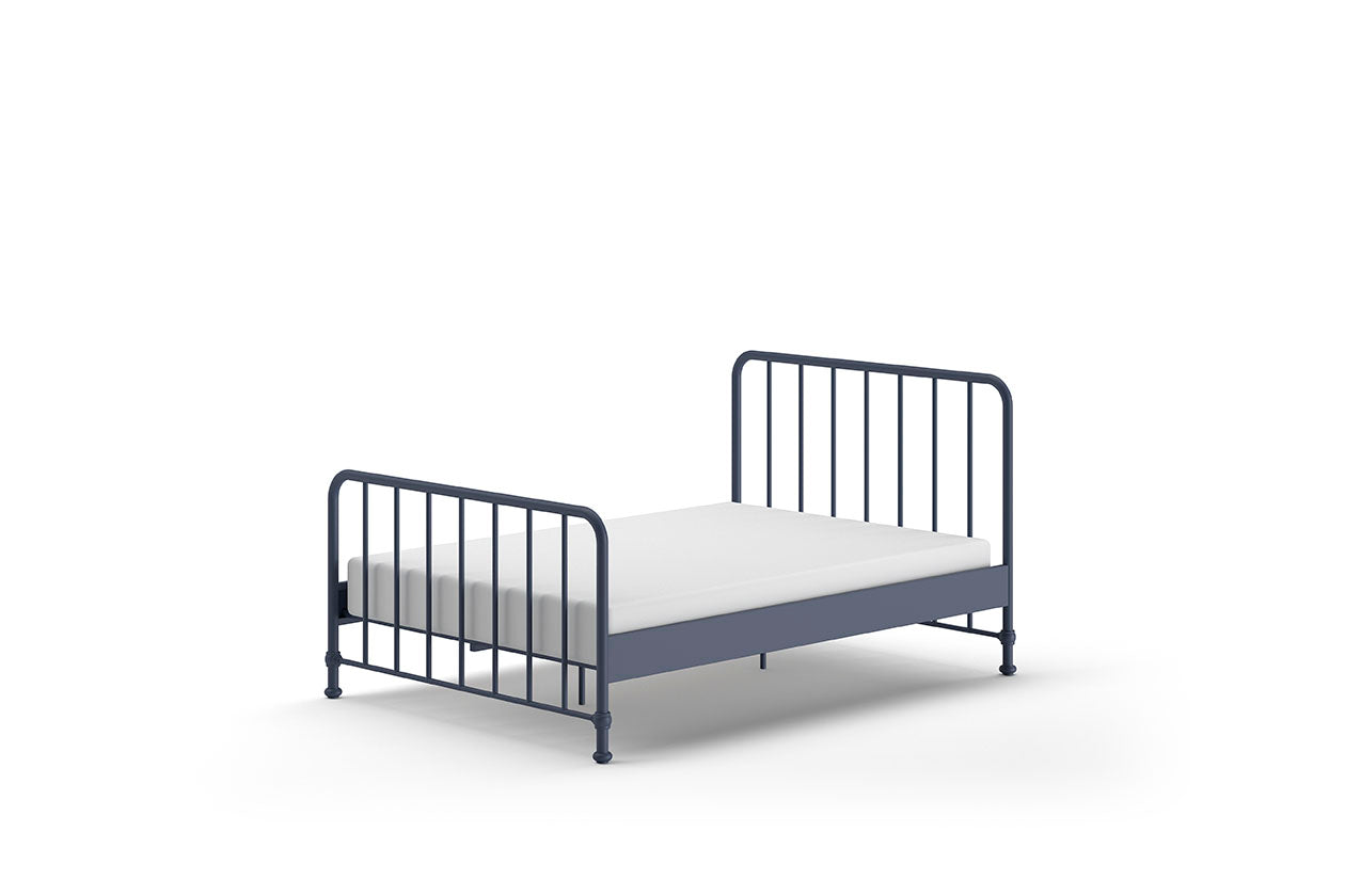 Vipack - Eenpersoonsbed Bronxx - BRBE1407 - Blauw - 146,5x110x208cm