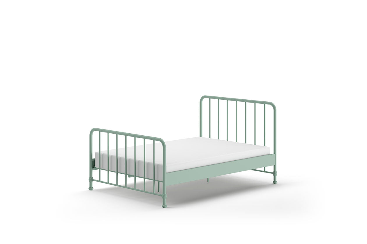 Vipack - Eenpersoonsbed Bronxx - BRBE1493 - Olijfgroen - 146,5x110x208cm