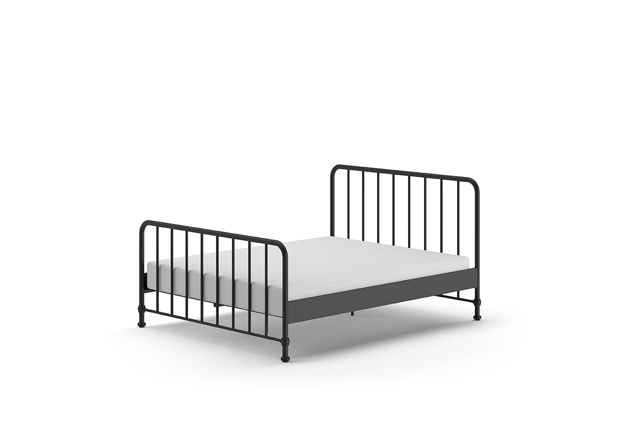 Vipack - Eenpersoonsbed Bronxx - BRBE1618 - Zwart - 166,5x110x208cm
