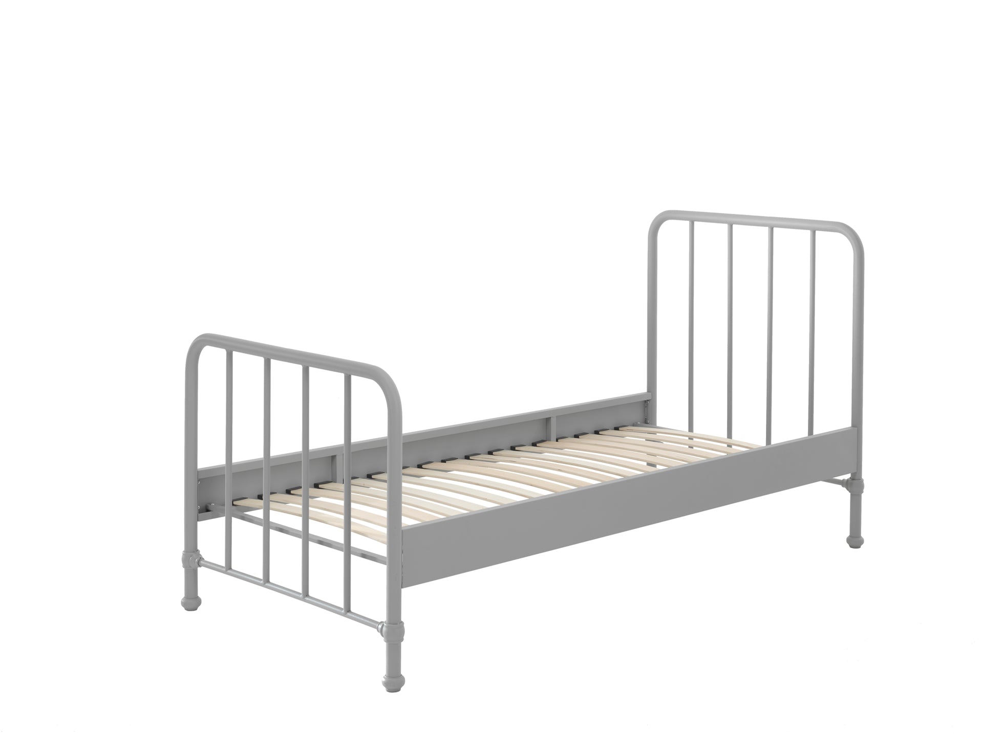 Vipack - Eenpersoonsbed Bronxx - BRBE9015 - Grijs - 98,5x110x208cm