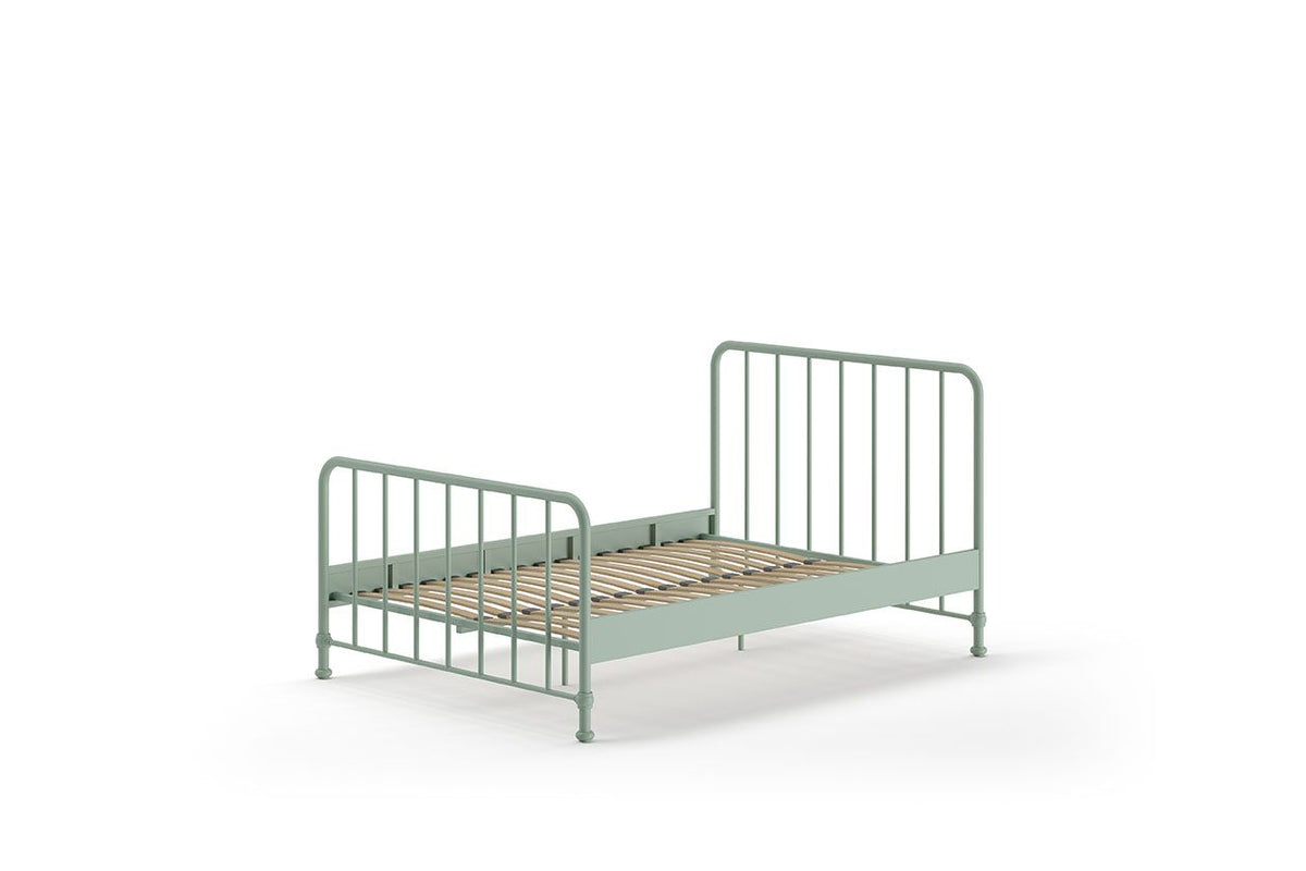 Vipack - Metalen bed BRONXX - Olijfgroen - 140x200 cm