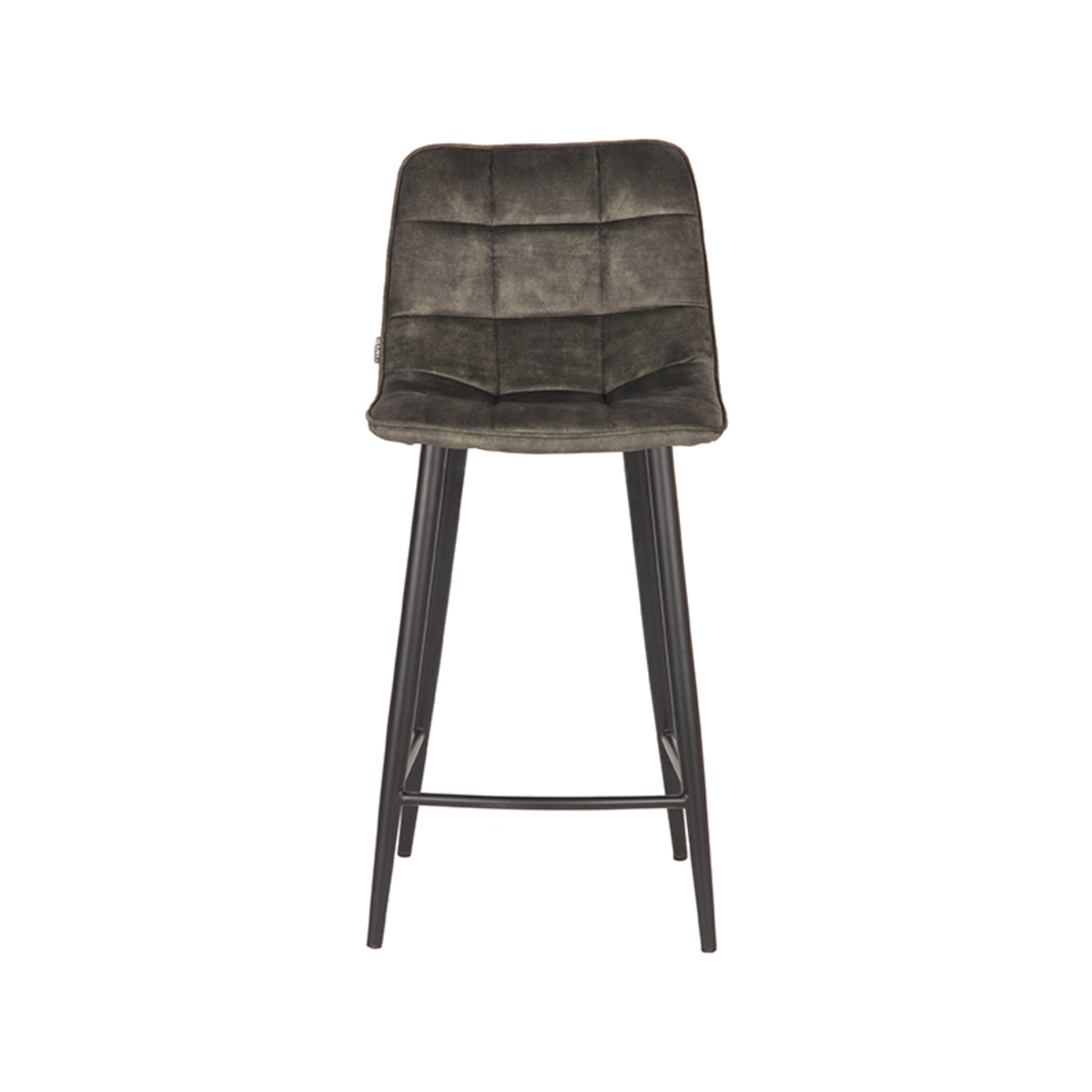 LABEL51 Barkruk Jelt - Hunter - Velours - Zithoogte 65