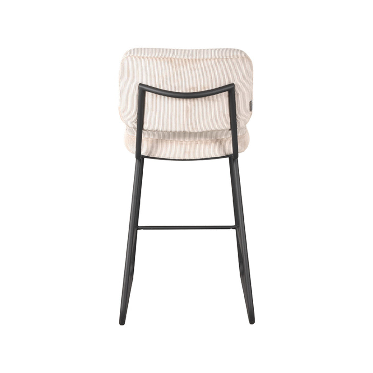 LABEL51 Barkruk Noah - Naturel - Ribcord - Zithoogte 65
