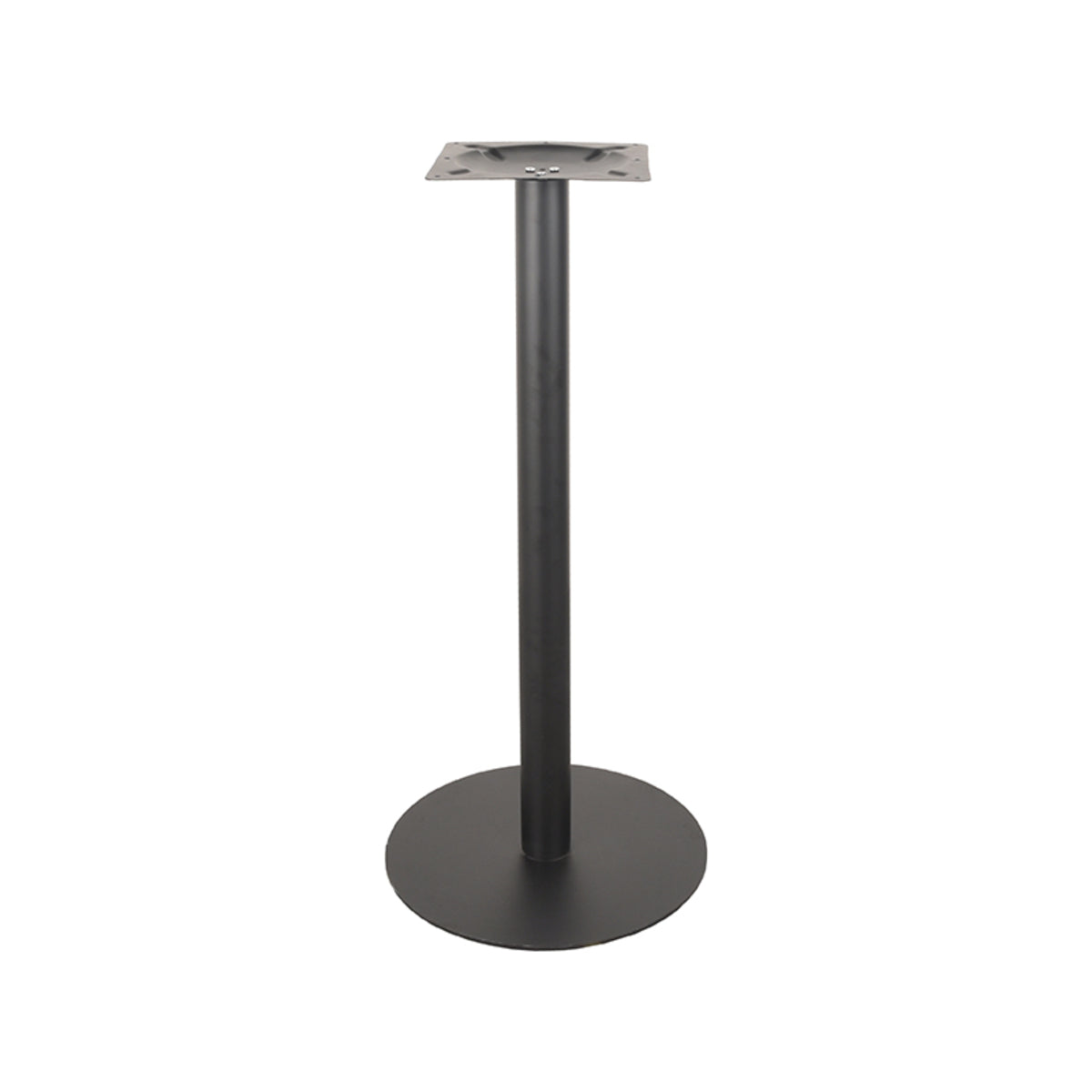 LABEL51 Eetkamertafel Tafelpoot Enkel - Zwart - Metaal - Rond - 108 cm