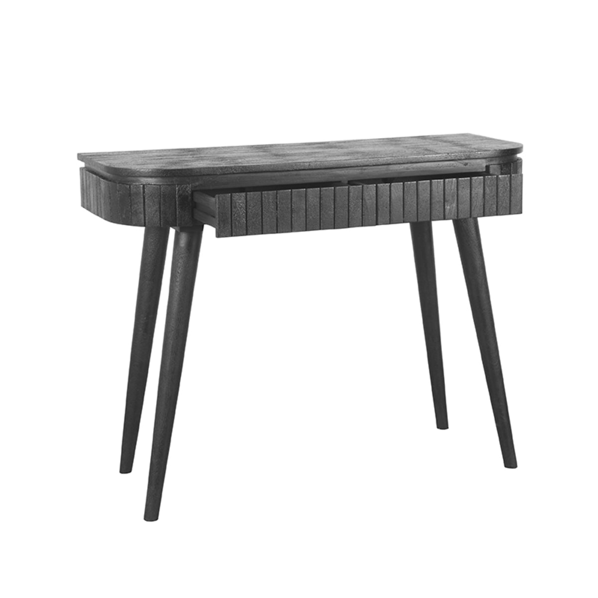 LABEL51 Bureau Nils - Zwart - Mangohout