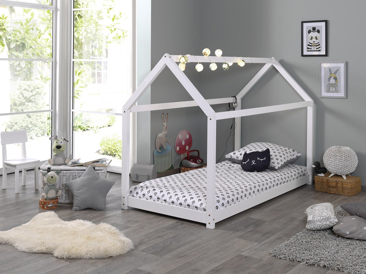 Vipack - Huisbed CABANE - Wit - 90x200 cm