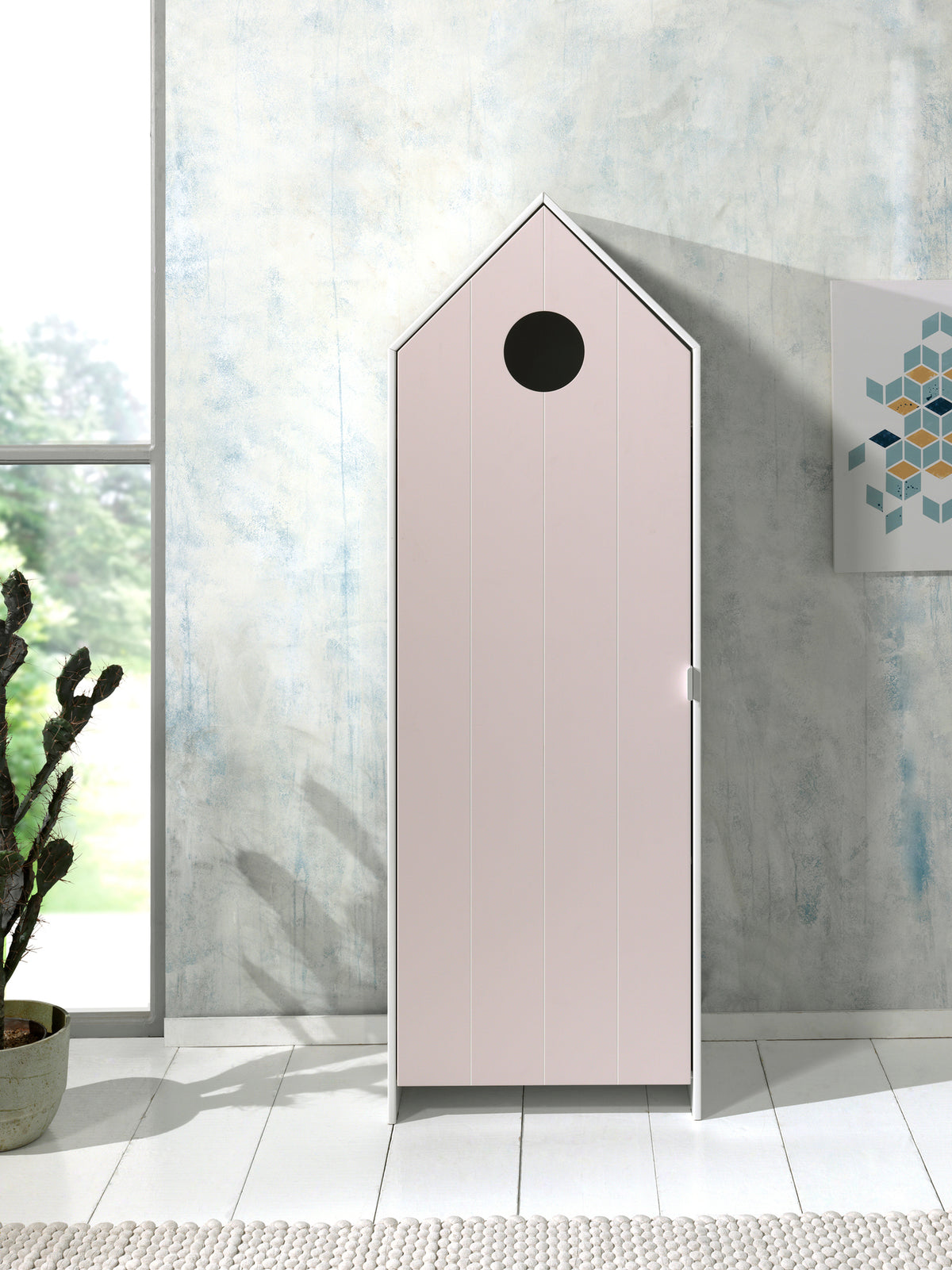 CASAMI KAST 1 DEUR ROZE *