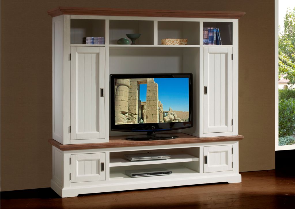 GBO - TV Wand Cairo - Massief Collectie - 202x53x182,5 cm