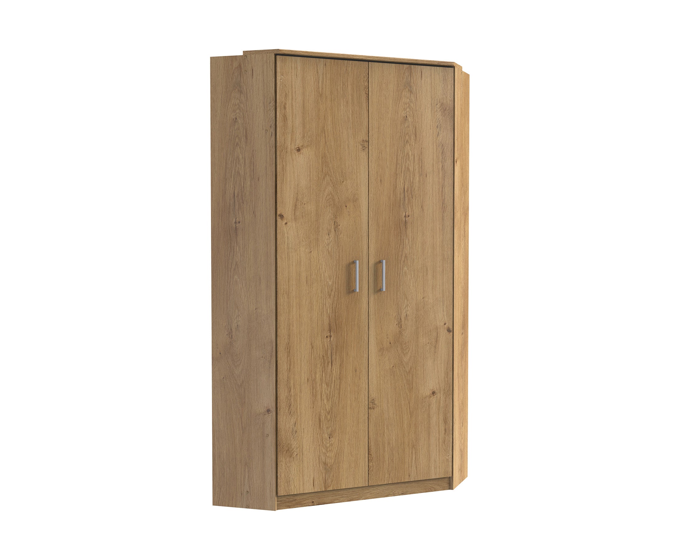 Wimex - Armoire Click - 142511 - Chêne/Planches béton - 95x199x58cm