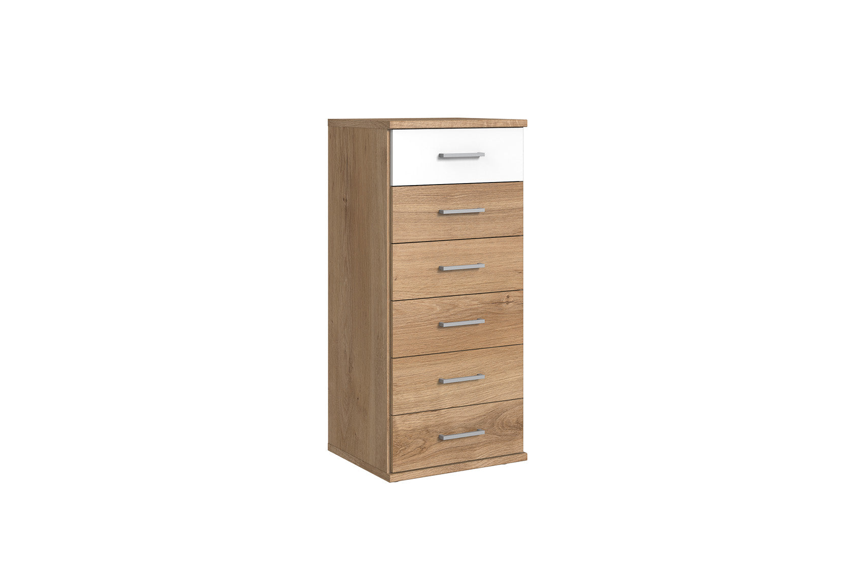 Wimex - Commode Click - 146318 - Chêne/Planches blanches - 46x106x40cm