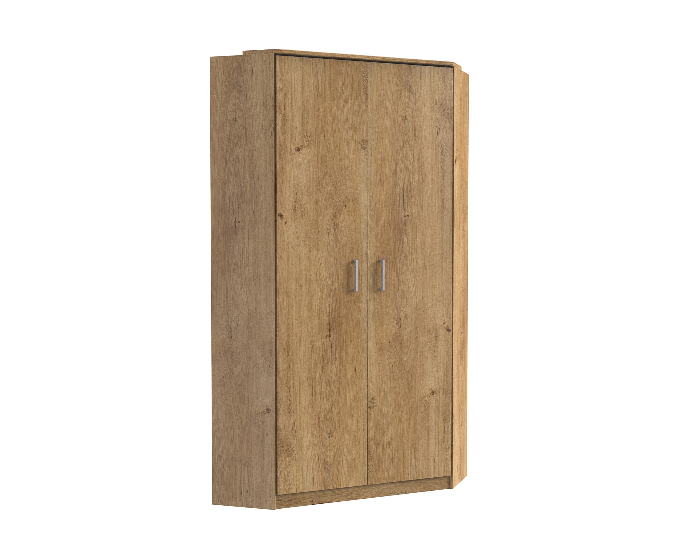 Wimex - Armoire Click - 146511 - Chêne/Planches blanches - 95x199x58cm
