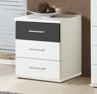 Wimex - Commode Click - 147317 - Blanc/Graphite - 46x58x40cm