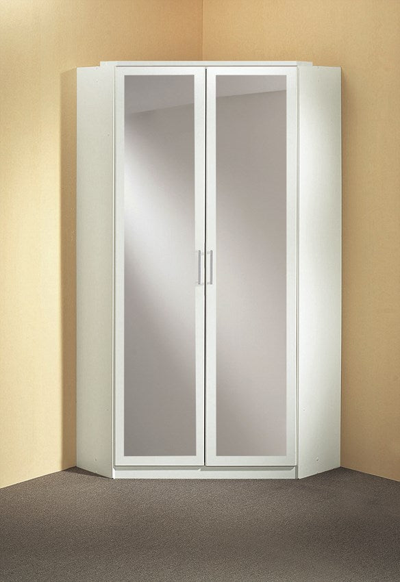 Wimex - Kleerkast Click - 147543 - Wit/Grafiet - 95x199x58cm