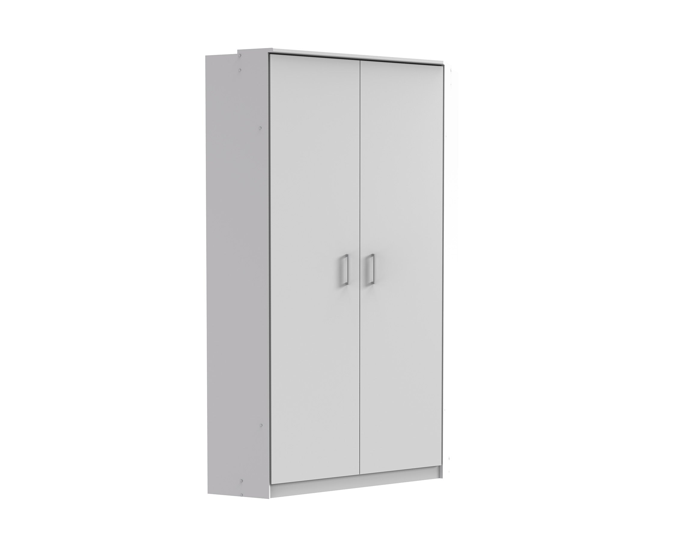 Wimex - Armoire Click - 152511 - Blanc/Chêne brut - 95x199x58cm