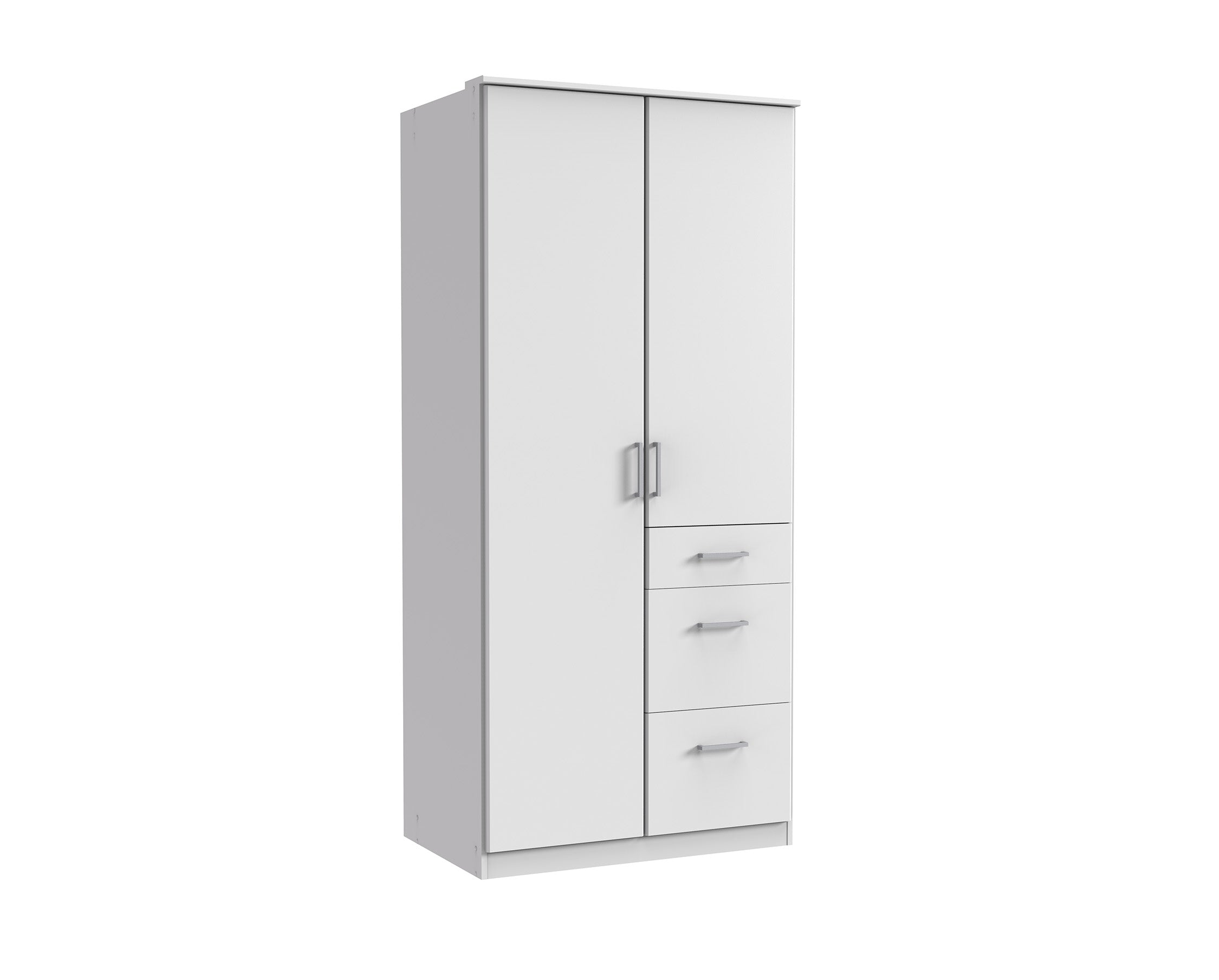 Wimex - Kleerkast Click - 150624 - Wit - 91x199x58cm