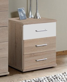 Wimex - Commode Click - 189317 - Chêne brut/Blanc - 46x58x40cm