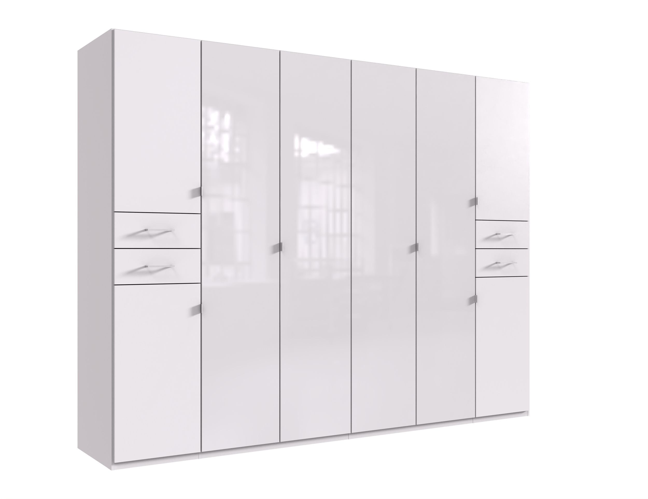 Wimex - Kleerkast Danzig - D47660 - Wit - 270x208x58cm