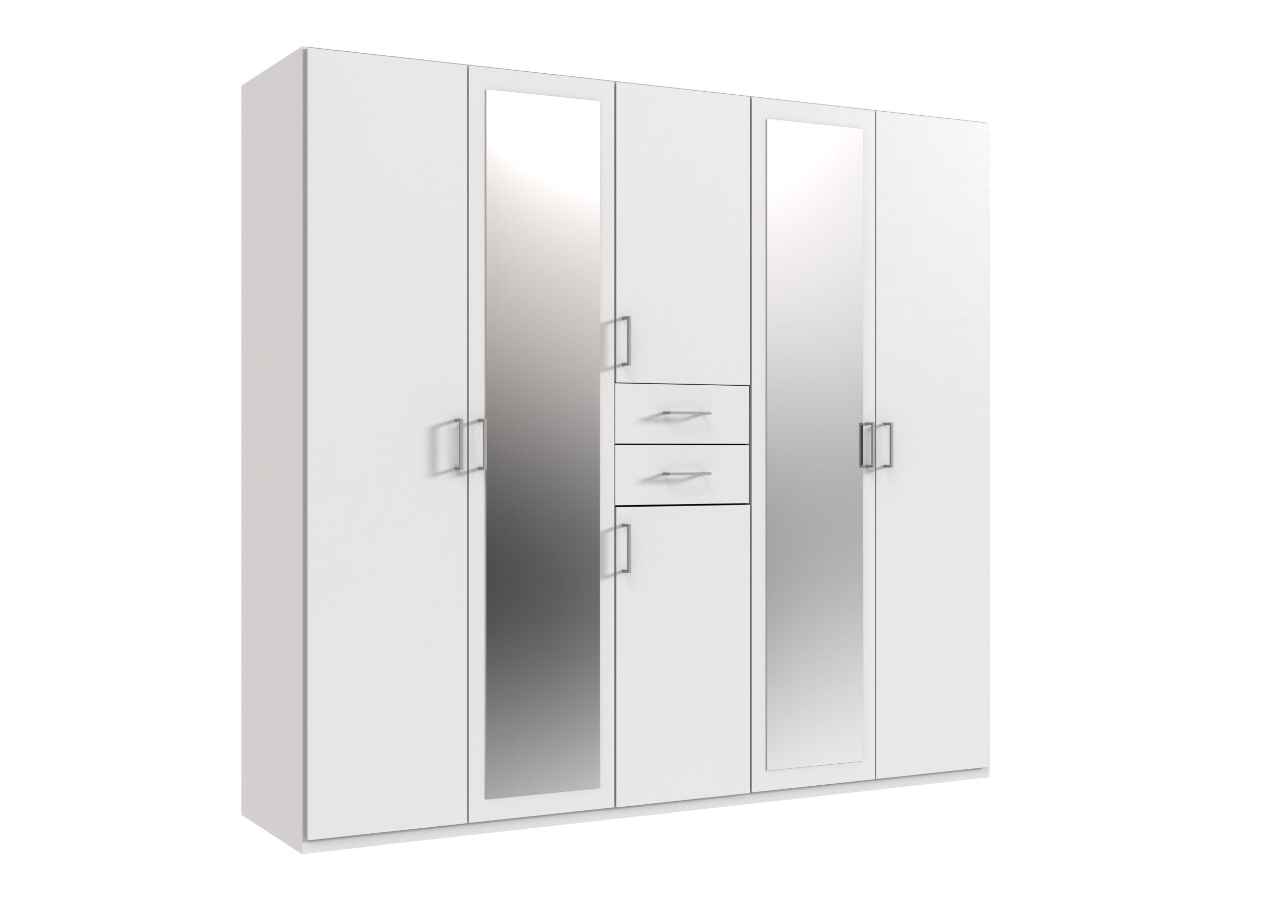 Wimex - Kleerkast Diver - 453547 - Wit - 225x208x58cm