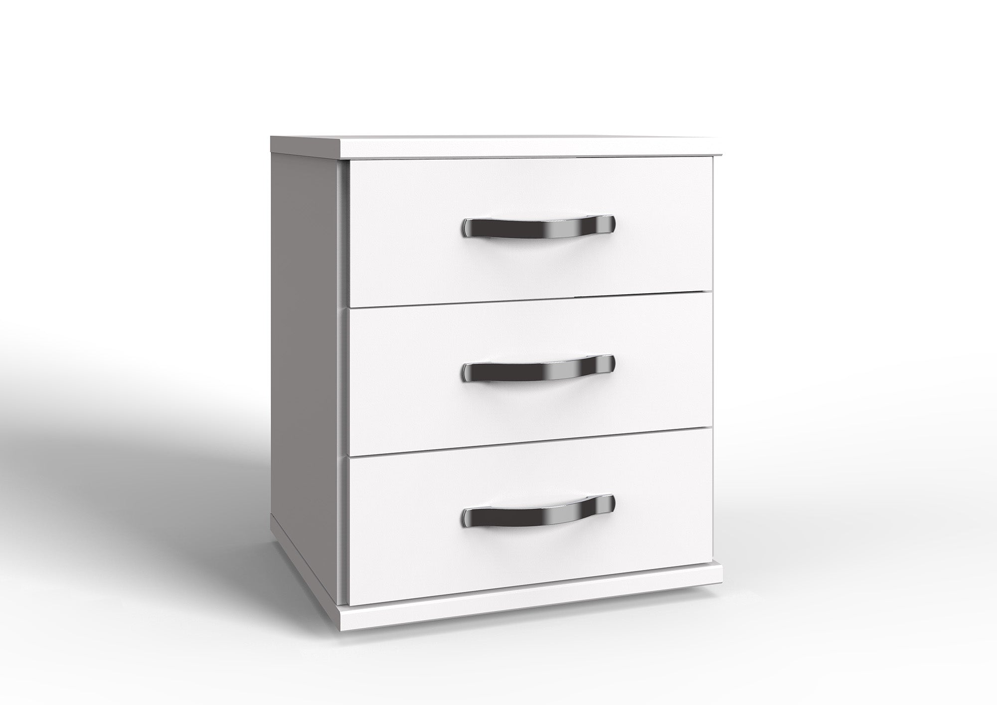 Wimex - Commode Duo - 078317 - Blanc/Chrome - 46x58x40cm