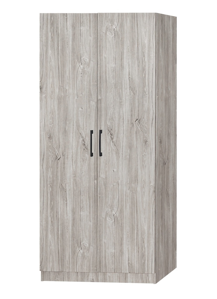 TYC - Kleerkast 2D Orfeo - New Grey Oak - 80x180x50cm