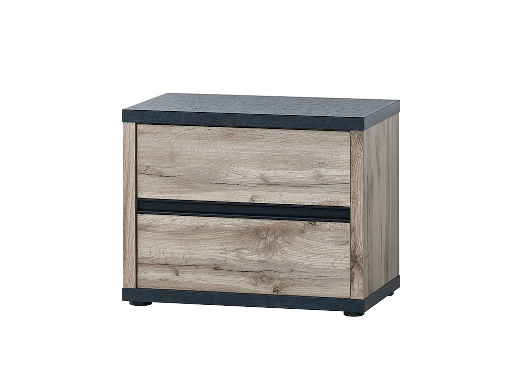 TYC - Slaapkamer Oslander - 4-delige set met kast 240cm - Canada oak