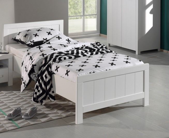 Vipack - Bed ERIK - Wit - 90x200 cm