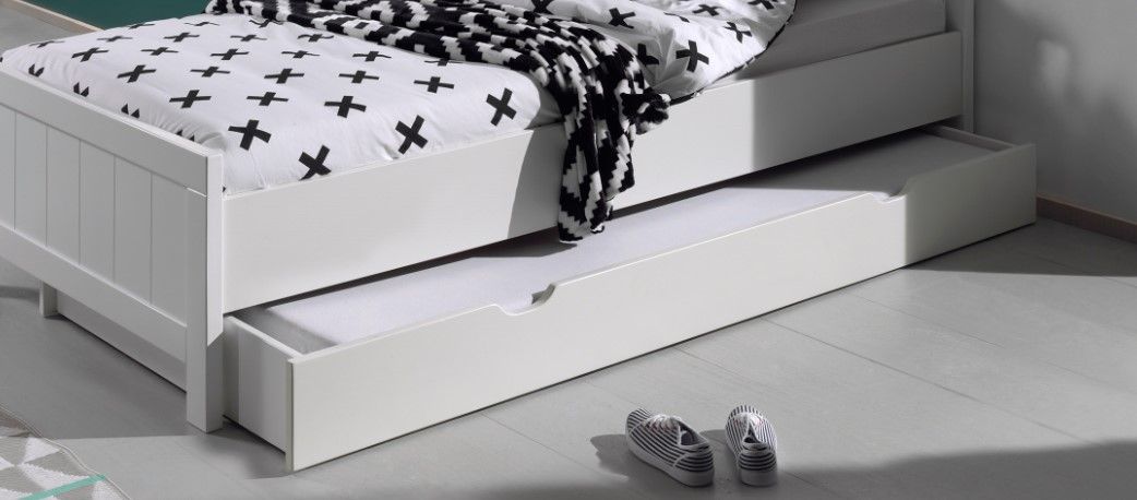 Vipack - Rolbed ERIK - Wit - 90x200 cm
