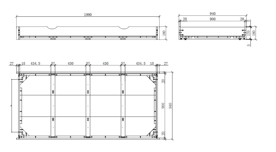 Vipack - Rolbed ERIK - Wit - 90x200 cm