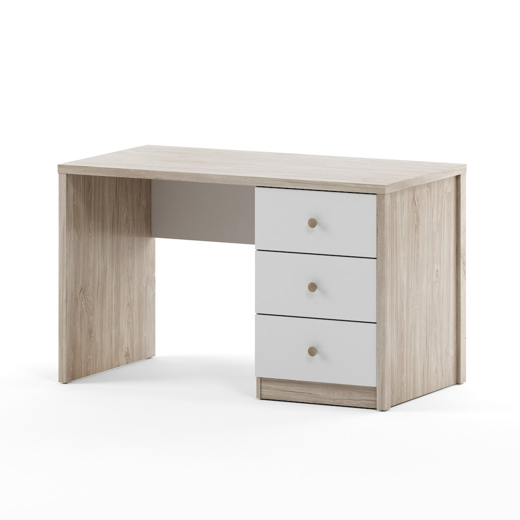 TYC - Bureel Oziel - Ivory Oak + White - 125x75x65cm