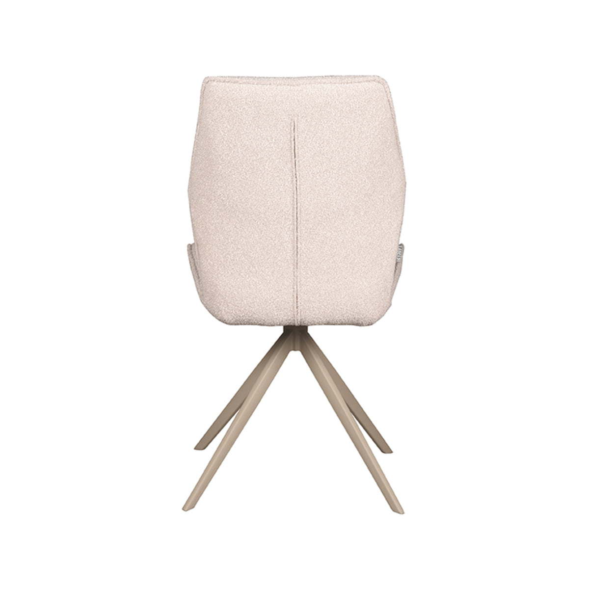 LABEL51 Eetkamerstoel Comfy - Naturel - Boucle