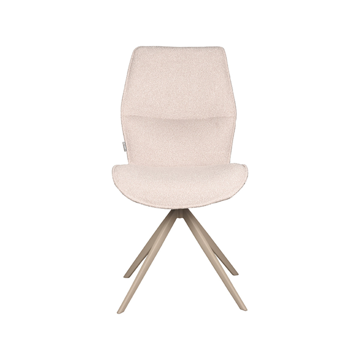 LABEL51 Eetkamerstoel Comfy - Naturel - Boucle