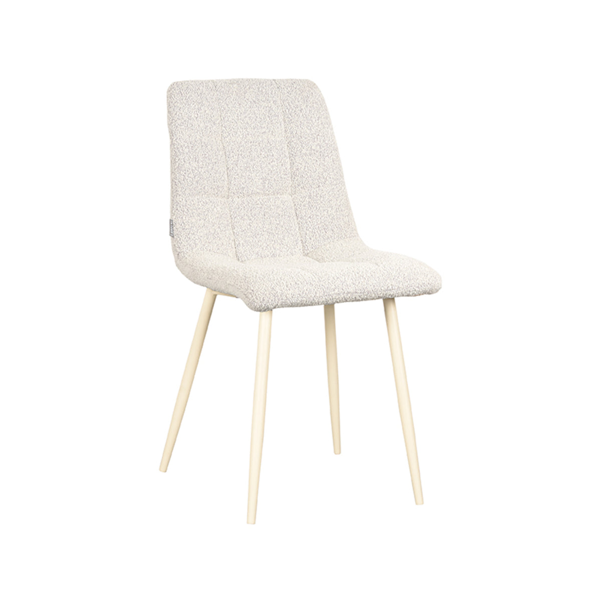 LABEL51 Eetkamerstoel Nino - Naturel - Boucle