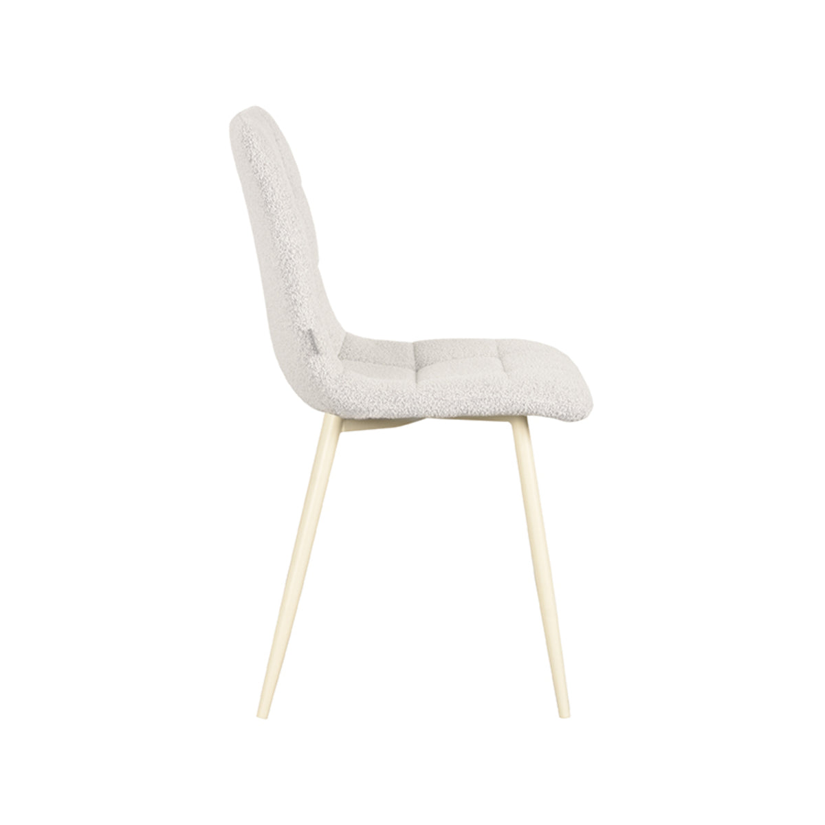 LABEL51 Eetkamerstoel Nino - Naturel - Boucle