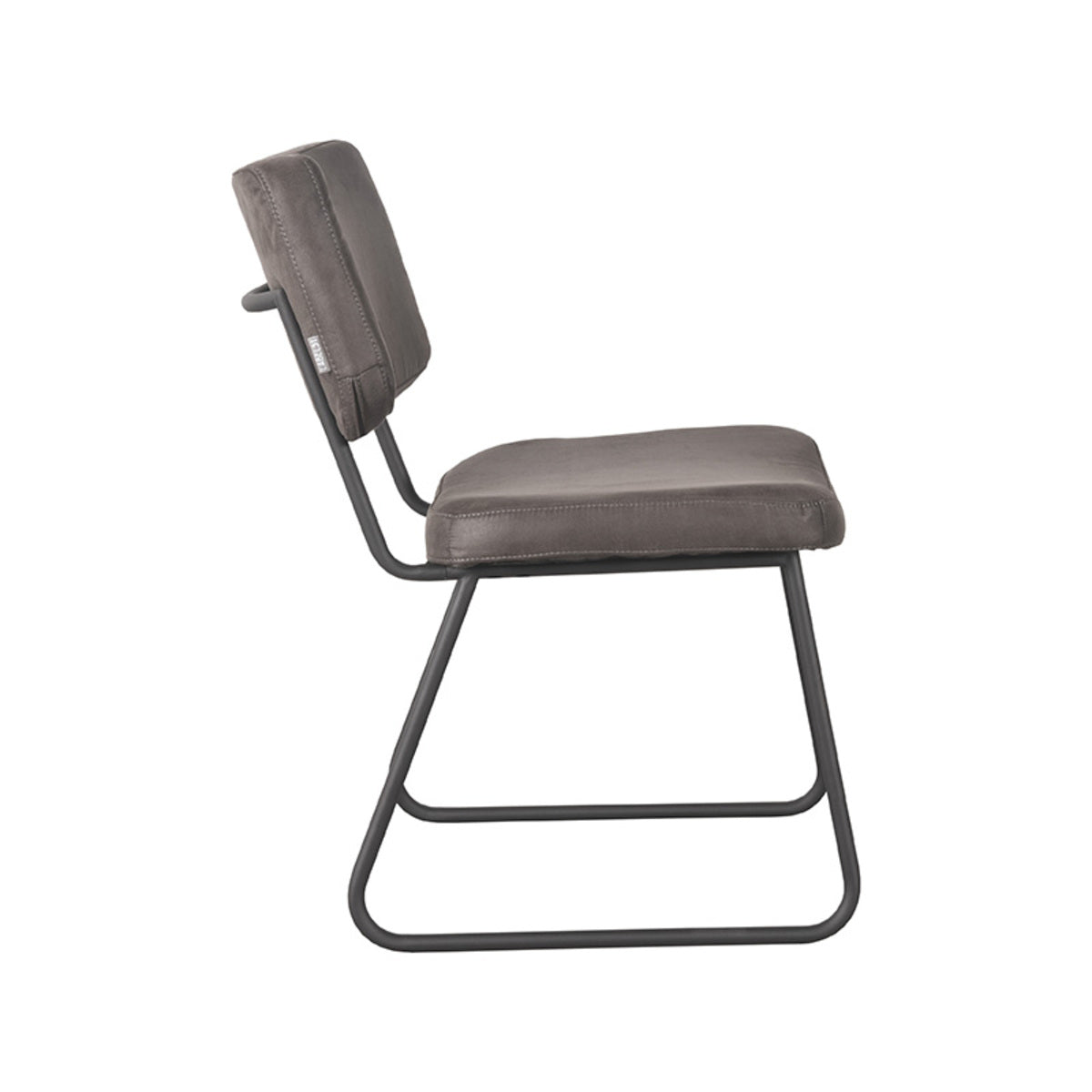 LABEL51 Eetkamerstoel Noah - Antraciet - Microfiber