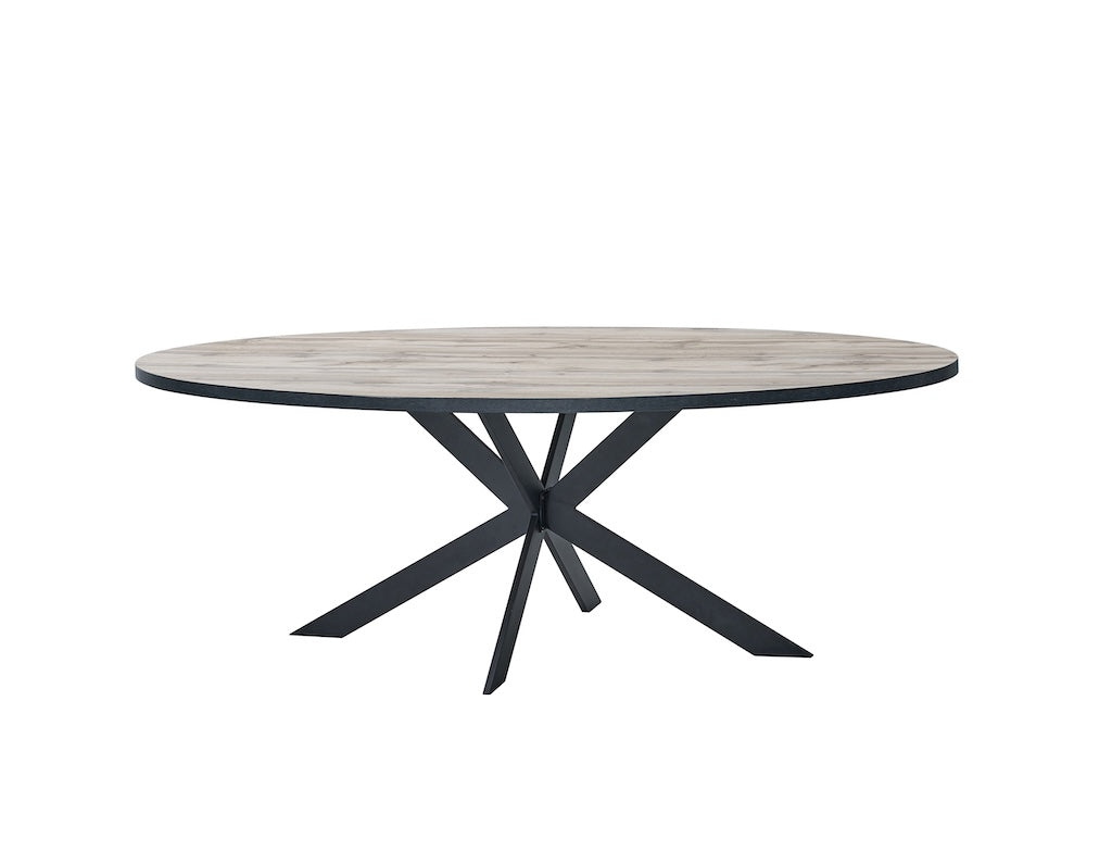 TYC - Tafel 2m20 ovaal Olivier - Canada Oak - 220x75x110cm